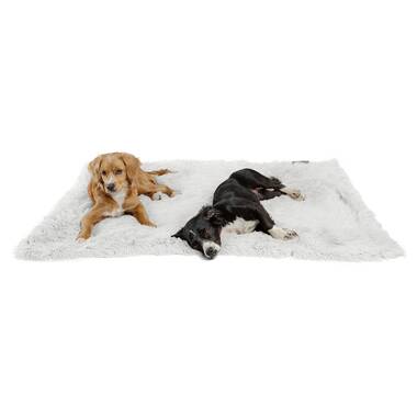 Faux fur dog discount throw